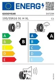 Goodyear 195/55R16 91H  Efficientgrip Performance XL Oto Yaz Lastiği ( Üretim : 2024 ) thumbnail 2