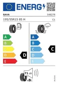 Sava 195/55R15 85H Intensa HP Oto Yaz Lastiği (Üretim: 2024) - 2
