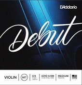 DADDARIO D310 4/4M KEMAN TEL SET,  4/4 , MEDIUM TENSION DAddario, Violin Strings, Debut, 4/4 Medium -Set D310 4/4M - 1