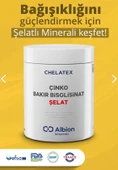 Chelatex Çinko Bakır Bisglisinat Şelat 60 Tablet - 1