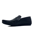 GOLDEN SHOES Siyah Hakiki Deri Günlük Erkek Loafer Ayakkabı - 3