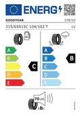 Goodyear 215/65R15C 104/102T EfficientGrip Cargo Oto Yaz Lastiği (Üretim: 2024) - 2