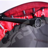 Fileli Büyük Boy Trambolin 140 cm Çap Korumalı Kolay Kurulum Kırmızı CKS131 - 4