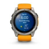Garmin Fenix 8 – 51mm AMOLED Sapphire Titanyum Turuncu/Grafit Kayışlı - 2