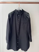 TAŞLI DANTELLİ GÖMLEK - 11