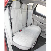 Bod Togg T10X Tay Tüyü Cepli Oto Koltuk Koruyucu Kılıf İyon Serisi Gri - 4