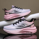 Unisex Spor Ayakkabı (Pembe - Mor) - 7