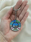 Anahtarlık Metal  Ay Yıldız Turizm  Antalya Görselli Çanta Araba Cüzdan Süsü - 2
