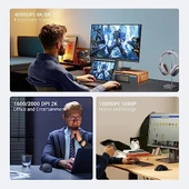 Ugreen Ergonomik Sessiz Çift Modlu Bluetooth ve Wireless Kablosuz Mouse - 7