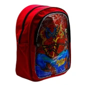 Gen-Of 2 Bölmeli Spider Man Okul Sırt Çantası Ve Beslenme Çantası Kırmızı KOD:1309 - 4