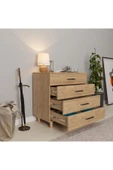 ROZBO MOBİLYA Modern 4 Çekmeceli Şifonyer - 1