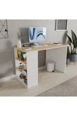ROZBO MOBİLYA Modern Çalışma Masası Mermer Desen 120x75x56 - 2