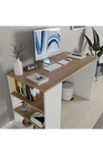 ROZBO MOBİLYA VENA 120 cm Çalışma Masası - Raflı, Modern ve Ergonomik Tasarım - 2