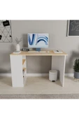 ROZBO MOBİLYA Modern Çalışma Masası Mermer Desen 120x75x56 - 3