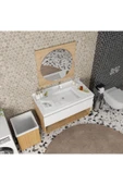 ROZBO MOBİLYA Vivia 100 cm Banyo Dolabı Takımı - 4