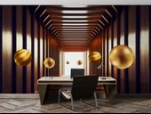 3D Ahşap Tünel Duvar Kağıdı Baskı thumbnail 4