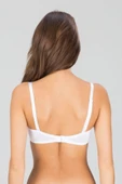 Kom Kadın Beyaz Sheena Destekli Kaplı Balenli Sütyen thumbnail 3