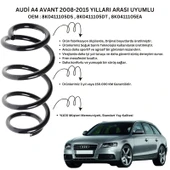 2008-2015 Audi A4 Avant İçin Standart Yay ST102003F - 2 Adet Ön Helezon Yay Takımı - 1