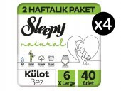 Sleepy Natural Külot Bez 6 Numara XLarge Ultra Fırsat Paketi 160 Adet - 1