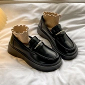 Kadın Loafer Ayakkabı (Siyah-2) - 6