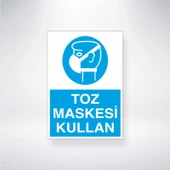 Toz Maskesi Kullan Sticker 20X28 Cm - 1