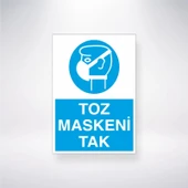 Toz Maskeni Tak Sticker 20X28 Cm - 1