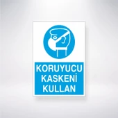 Koruyucu Maskeni Kullan Sticker 20X28 Cm - 1
