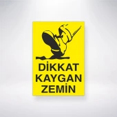 Dikkat Kaygan Zemin Sticker 20X28 Cm - 1