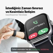 TTec 2SW04 Tempus Pro 47mm AMOLED Ekranlı Dikdörtgen Kasa Akıllı Saat 2SW04 - 4
