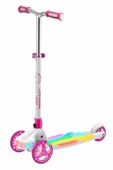 3 Tekerlekli Katlanabilir Colour Burst Işıklı Scooter: Gökkuşağı Senin Scooterında Canlanıyor! - 1
