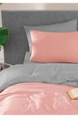 Sheri Home Basic Exotic Somon Çift Kişilik Nevresim Seti 200x220 Cm Somon Tyc007823067812023777 - 2