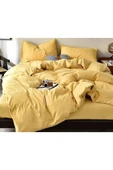 Sheri Home Jersey Pamuk Çift Kişilik Nevresim Seti-yellowqueenkingsize1207 - 2