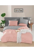 Sheri Home Basic Exotic Somon Çift Kişilik Nevresim Seti 200x220 Cm Somon Tyc007823067812023777 - 3