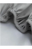 Sheri Home Lastikli Pamuk Penye Çarşaf 200x200 30cm SoftGREY01453881188 - 2