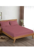 Sheri Home Tekstil Çift Kişilik Ütülenir Düz Çarşaf -Hardal Vintage 200x200 SHERi888894596 - 1