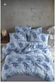Sheri Home Tekstil Ranfonce Çift Kişilik Çarşaflı Nevresim Takımı Sonbahar Ağaç Desen - 1