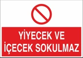 Yiyecek Ve İçecek Sokulmaz Sticker 20X28 Cm - 1