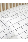 Sheri Home Tekstil Plain Check Kobin Pamuklu 2’li Yastık Kılıfı 50*70 Cm Beyaz - 2