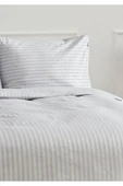 Sheri Home Çizgili Saten 2'li Yastık Kılıfı SHERİQUENTR554451889487 - 3