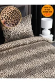 Sheri Home Tekstil Mocha Leo Tek Kişilik Nevresim Takımı 889221969488 - 1