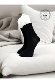 12 Çift Unisex Kolej Çorap - 2