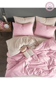 Sheri Home Tekstil ÇarşafI Lastikli Tek Kişilik Nevresim Takımı | GİRL Pudra Bej - 3