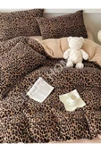 Sheri Home Tekstil Basic LeoparTek Kişilik Nevresim (Yorgan Kılıfı)Tr8887366365577 - 1