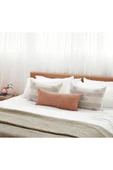 Sheri Home Tekstil Naturel 2' Li Yastık Kılıfı 100% Organik Pamuk -shine White - 3