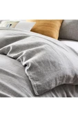 Sheri Home Tekstil Cotton Tek Kişilik 160x220 Nevresim Yorgan Kılıfı - Gri - 1