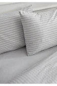 Sheri Home Çizgili Saten 2'li Yastık Kılıfı SHERİQUENTR554451889487 - 1