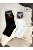 12 Çift Unisex Kolej Çorap - 4