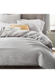 Sheri Home Tekstil Cotton Tek Kişilik 160x220 Nevresim Seti - Castle Grey - 2