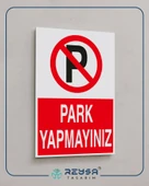 Park Yapmayınız Sticker 20X28 Cm - 2