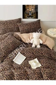 Sheri Home Tekstil Basic LeoparTek Kişilik Nevresim (Yorgan Kılıfı)Tr8887366365577 - 2